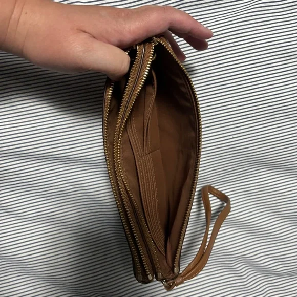 SOLD- Coach wristlet with double zipper - Picture 3 of 6